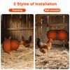 Tepoal Large Chicken Coop Heater for Winter, 220 Watts Foldable