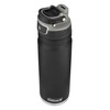 Coleman Autoseal FreeFlow Stainless Steel Water Bottle, Black, 24oz