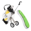 Mini Desktop Zinc Alloy Golf Bag Pen Holder with Lawn
