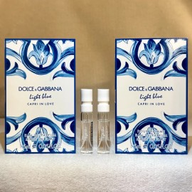 Dolce&Gabbana Dolce & Gabbana Light Bue Capri In Love Pour Homme + Women EDP Sample Spray Set