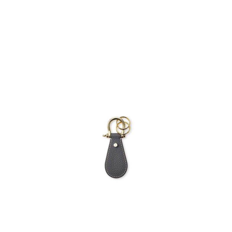 Bonaventura Shackle Key Chain, charcoal gray