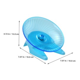 Sosoport Small Animal Exercise Wheel: Silent Hedgehog Spinner with Safety - Plastic Spinning Activity Toy for Mice Gerbils & Dwarf Hamsters