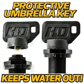 (2 Pack) HD Switch Starter Ignition Key Switch Replaces Club Car 4-Pin, Golf Cart 101826301, 1018263-01, w/8 Keys, Clubcar