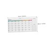 VILLFUL Digital to Paper Calendar Erasable Wall Calendar Reusable Monthly
