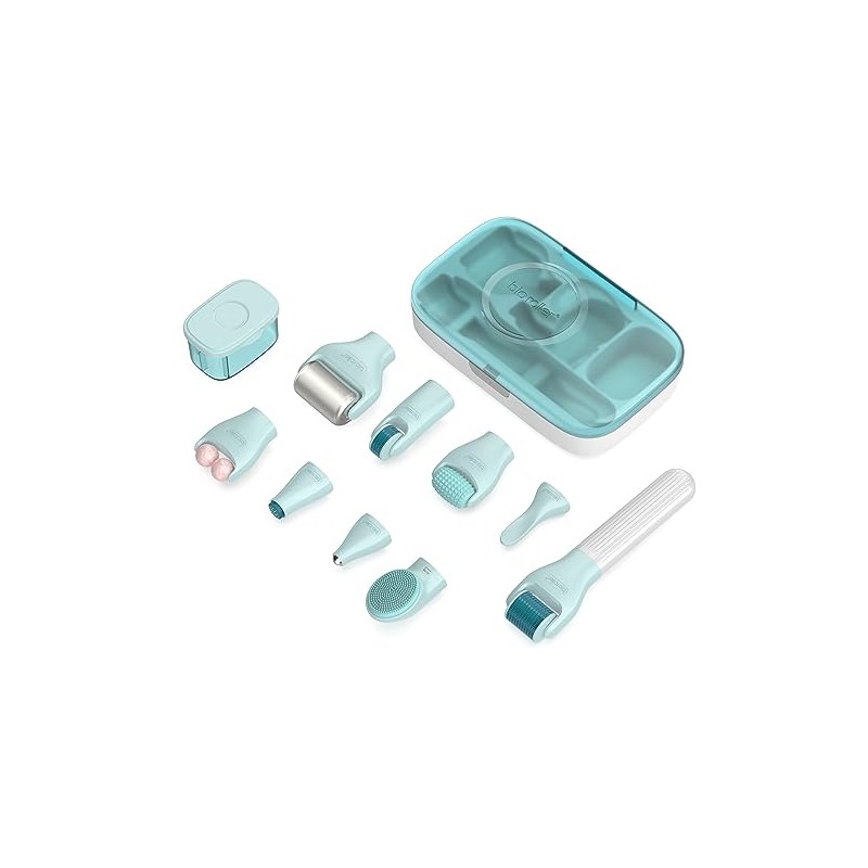 Kit De Rodillo Dérmico 10 En 1, Rodillo De Microagujas