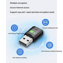 Tarjeta de red inalámbrica de 600 Mbps 5 Ghz 2.4 Ghz, adaptador USB WiFi para dongle de doble banda RTL8811 LAN adaptador para/PC