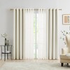 Lotusolution Beige Curtains for Living Room 95" Long Double Layer