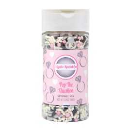 Mystic Sprinkles Wedding/Bridal Sprinkles Mixes (Pop The Question Sprinkle Mix 3.4oz)