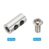 PATIKIL 30PCS 7x14mm Wire Rope Clips Steel Cable Clamp 3.2mm