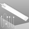 Plug in Light,1.4FT 17in with Plug,16W 1700LM 5000K LED Closet