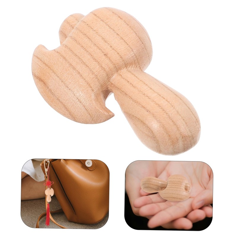 jojofuny Cute Axe Figurine Portable Wooden Axe Decor Craft for