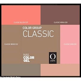 Organic Nails Gel Color Group Classic (Classic Skin)