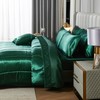 Bedding_Dreamer Satin Comforter Set with Sheet Set Queen Silk Like