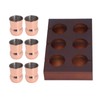 6pcs 100ml Copper Plated Moscow Mule Mug Stainless Steel Cocktail
