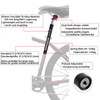 GANOPPER Seat Post Spring-Loaded 27.2 Saddle Suspension Bicycle Seat Post