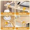 Pack of 2 Bag Holder for Table, Foldable Bag Hook,