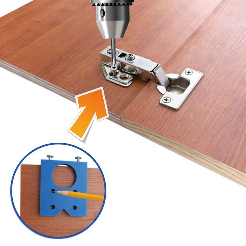 35mm Concealed Hinge Drilling Jig Hinge Jig Hole Forstner Guide