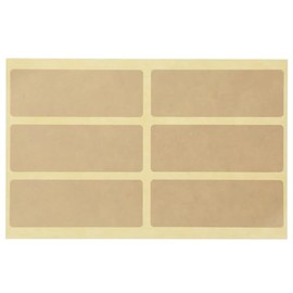 MUJI KGD93A5S Polypropylene Storage Index Stickers, Pack of 5
