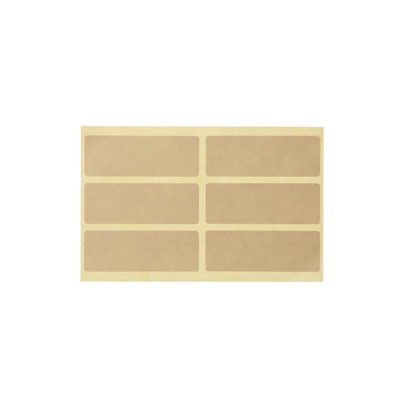 MUJI KGD93A5S Polypropylene Storage Index Stickers, Pack of 5