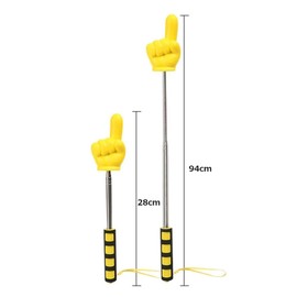 DIFEIUKI Instruction Stick, Teacher Pointer, Telescopic Pole, Extendable, Easy to Grip, Anti-slip, Cute Hand Design, Guidance Stick, Kindergarten, Rock-paper, Classroom Supplies, Classroom, Classroom,