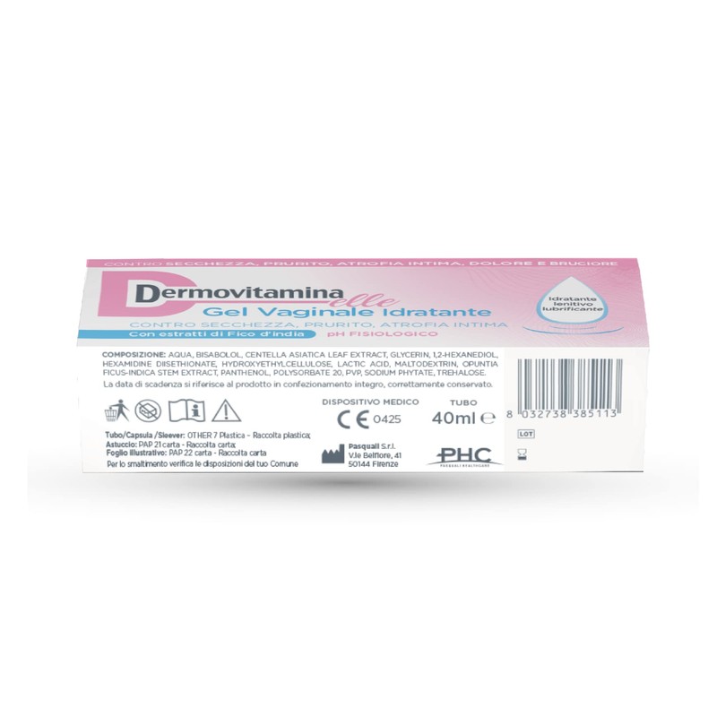 Dermovitamina elle Vaginal Moisturising Gel 40 ml