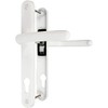 uPVC Door Handles Set Lever/Lever White 92pz - 210mm Screw