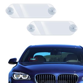 Tecledsn 2Pcs EZ Pass Holder, Pass Transponder iPass Holder, Toll Pass Windshield Mount with Strong Suction Cups and 4pcs Toll Pass Mounting Strips, Durable Toll Transponder for All Major Toll Passes