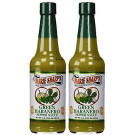 Marie Sharp's Green Habanero Pepper Sauce 10 oz - Pack 2