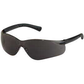 MCR Safety BK312AF UV Anti-Fog Lens with Non-Slip Temple Material and Soft Nose Piece, Gray Lens