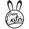 Papierdrachen Wooden Easter Pendant - Wooden Ring Black - Reusable
