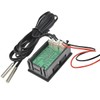 CGEAMDY Dual Digital Display Temperature Meter, DC 4-28V Waterproof NTC