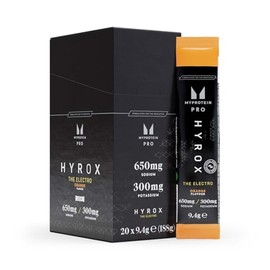 Myprotein HYROX The Electro Stick Pack – Orange | 20 x 9.4g Hydration Sachets | Electrolyte Blend with Potassium, Sodium, Magnesium & Vitamins