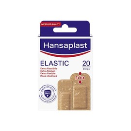 Hansaplast Elastic Patches, Waterproof and Flexible Joint Plasters, Flexible Plasters that Adapt to Movement, 1 Pack of 20 in 2 Formats