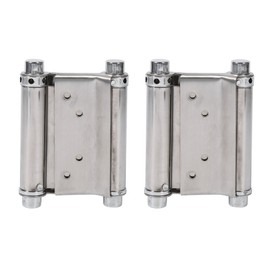 Pack of 2 Hinges Spring Hinges Double Action Spring Hinges Fits 1" to 1.4" Stainless Steel Hinge Hardware Freegate Counter Door Window Door