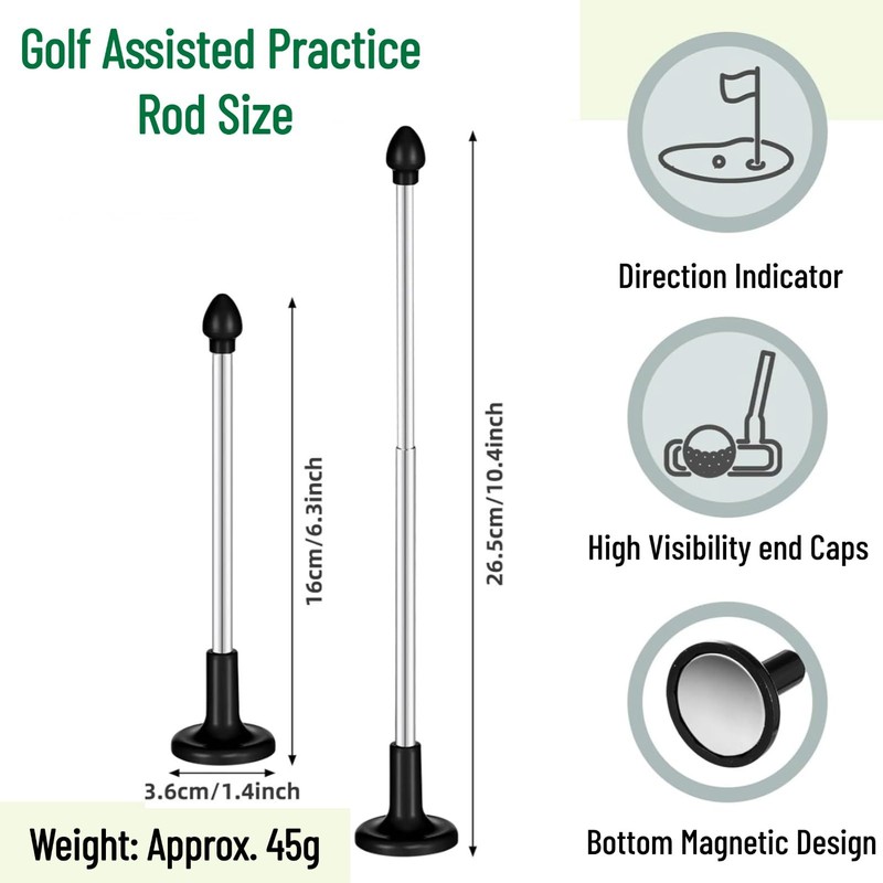 Alignment Rod Magnet Lie Angle Tool Face Aimer Alignment Swing