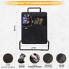 2Pack Waterproof Back Seat Cover for Kids, Durable Kick Mats