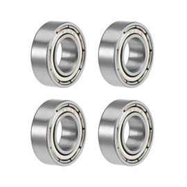 TOP-VIGOR 4Pcs 688ZZ Deep Groove Ball Bearings, Z2 8mm x 16mm x 5mm Double Sealed Industrial Bearings, Chrome Steel Skateboard Bearings for Electrical Instrument Equipment
