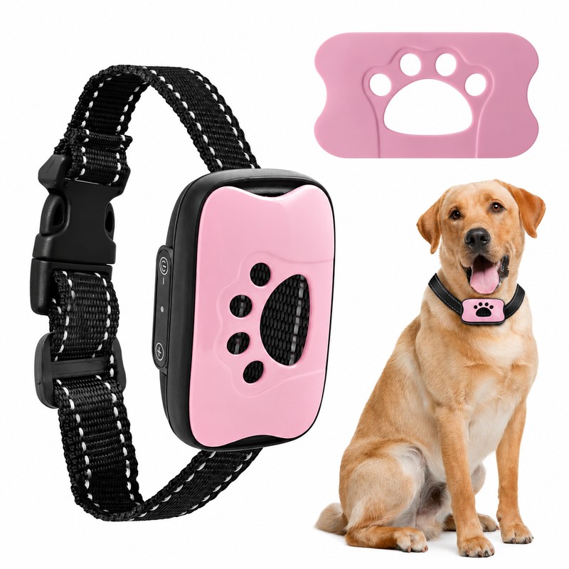 Dog Bark Deterrent Collar for Training – USB Rechargeable Ultrasonic