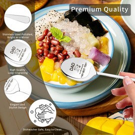 Best Dad Gifts For Dad Daddy Christmas Gift For Dad Fathers Day Gifts For Dad Father Dads Coffee Lovers Tea Lovers Stainless Steel Spoon With Gift Box Presents For Dad Birthday Gifts From Daughter Son