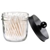 Amolliar Mason Jar Bathroom Accessories Set(4 Pcs) -Lotion Soap Dispenser