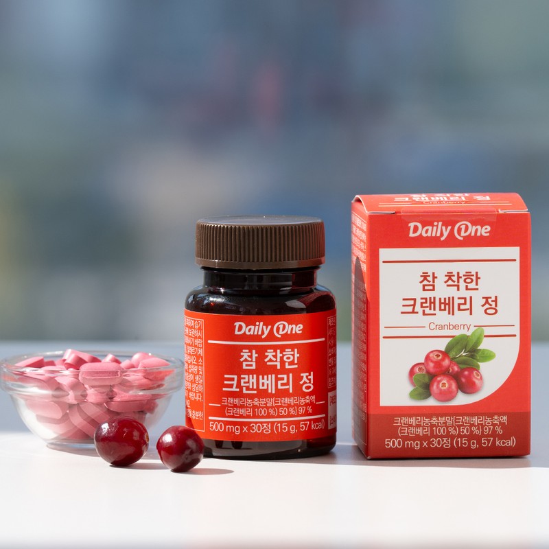 Daily One Very Good Cranberry Tablets Women's Concentrated Powder 500mg
