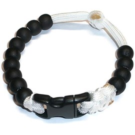 RedVex Ranger Pace Counter Bead Bracelet Choose your color and size - Customization Available (White, 8 inch)