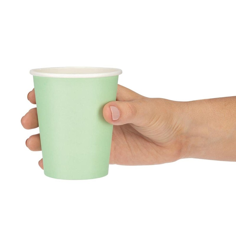 Fiesta GP400 Takeaway Coffee Cups, Single Wall, 8 oz., Turquoise
