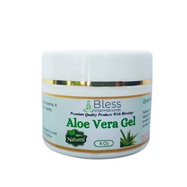 Bless International-Organic-Aloe-Vera-Gel 96%-Pure-Freshly-Made-Within-12-Hours-Of-Harvest Perfect-For-Face-Body-Scalp-&-Hair-Hydration Soothing-Moisturizer-For-Sunburn-And-After-Sun-Care-4-oz