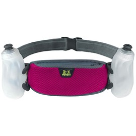 Amphipod RunLite Xtech 10K Hydration Belt, Ultra Runners Waist & Hydration Belt for Endurance Running, Racing, Men & Women - Cerise - 21 oz