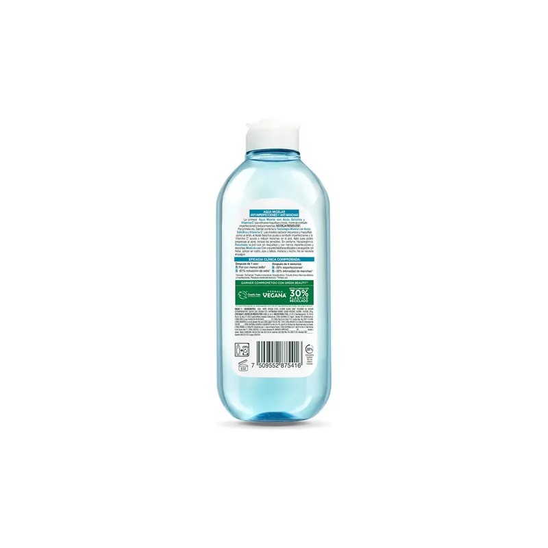 Agua Micelar Ácido Salicílico Skinactive 400ml Garnier