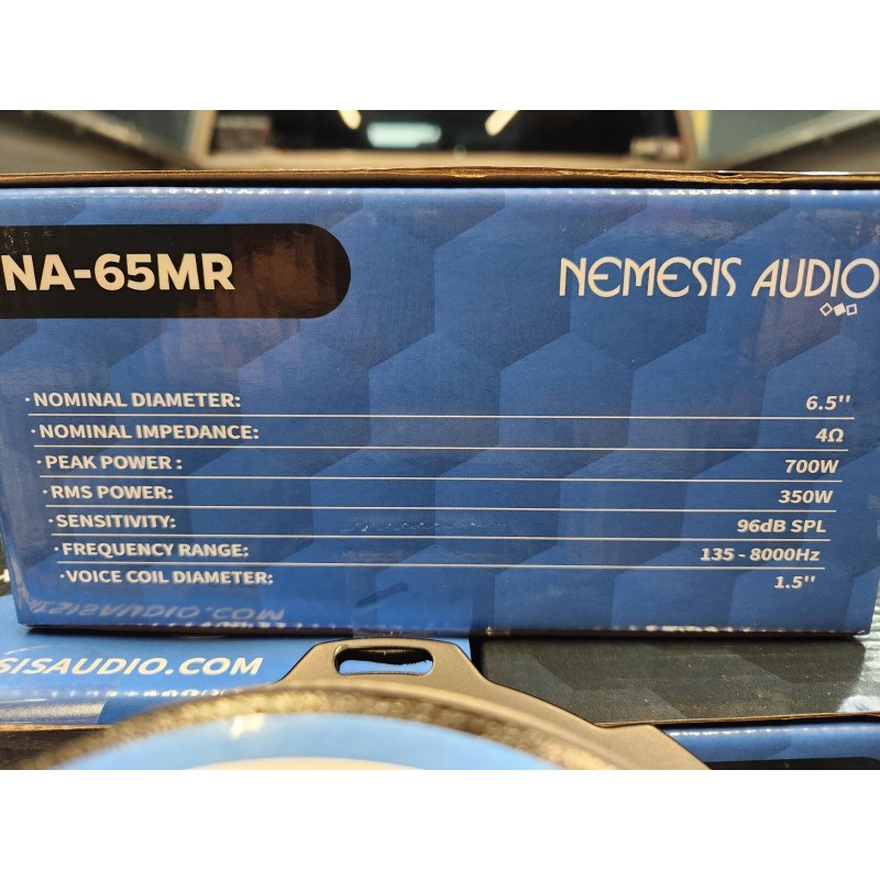Nemesis Audio NA-65MR 6.5" 350 Watts RMS 4 ohm Car