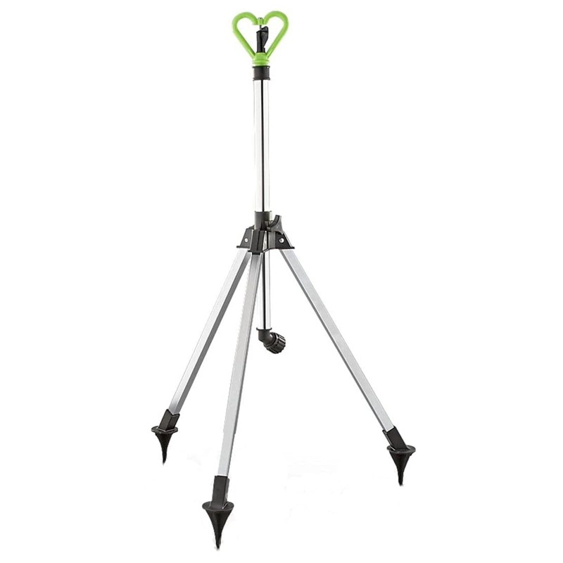 JSNY Tripod Sprinkler Adjustable Rainforest Revolving Lawn Garden 20 -1900
