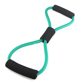 Abaodam Chest Expander Resistance Bands Durable Shaped Stretching Strap for Home Workouts Strength Training and Muscle Toning for All Fitness Levels Yellow