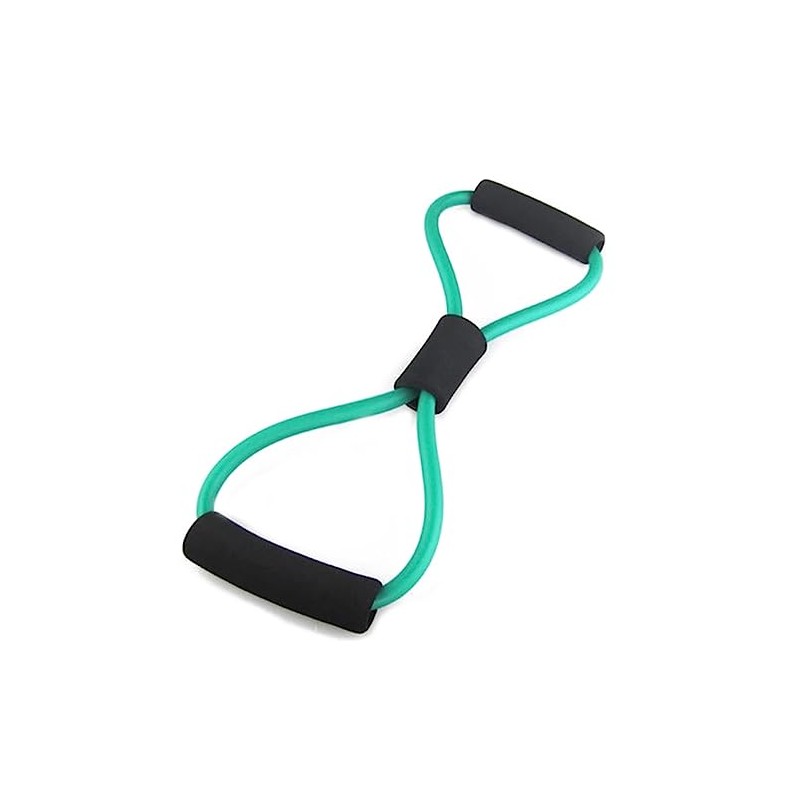 Abaodam Chest Expander Resistance Bands Durable Shaped Stretching Strap for